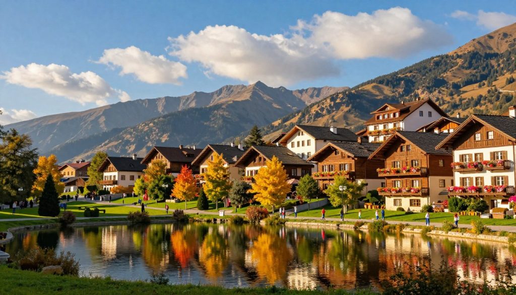 The picturesque city of Ifrane The picturesque city of Ifrane