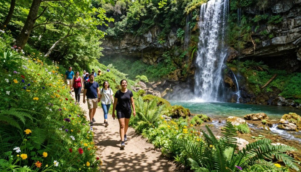 akchour waterfalls hiking trails