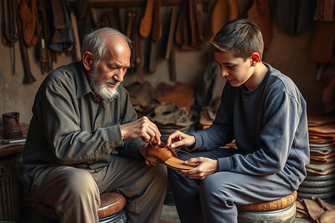Craftsmen in Fez: The Secret of Quality Leather and Balgha Making