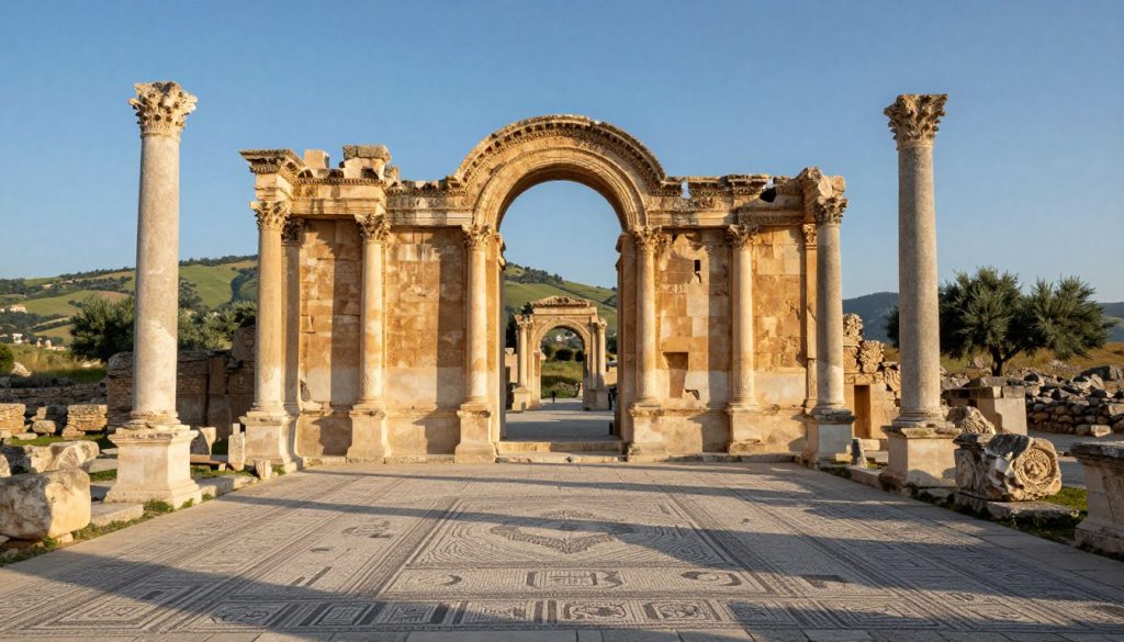 volubilis roman ruins volubilis roman ruins