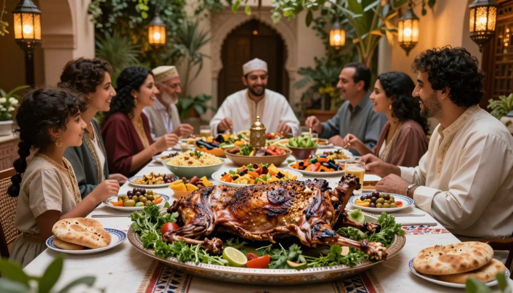 Mechoui celebration feast Mechoui celebration feast