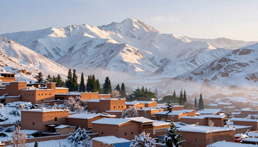 Snow in Morocco